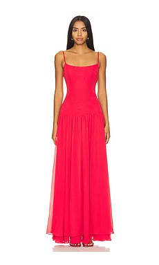 Lovers and Friends Giulia Gown in Red from Revolve.com | Revolve Clothing (Global)