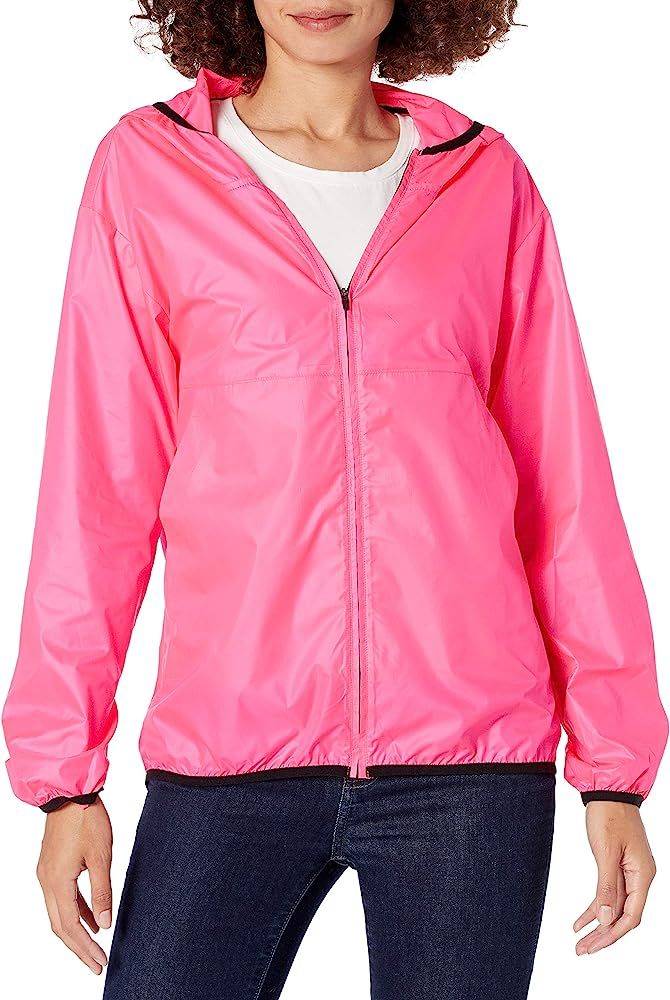 Amazon Essentials Women's Full-Zip Packable Windbreaker | Amazon (US)