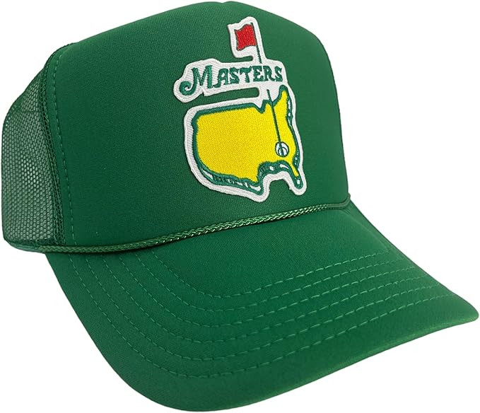 Masters Golf Kelly Green Trucker Hat Mesh Back Adult Size High Crown | Amazon (US)