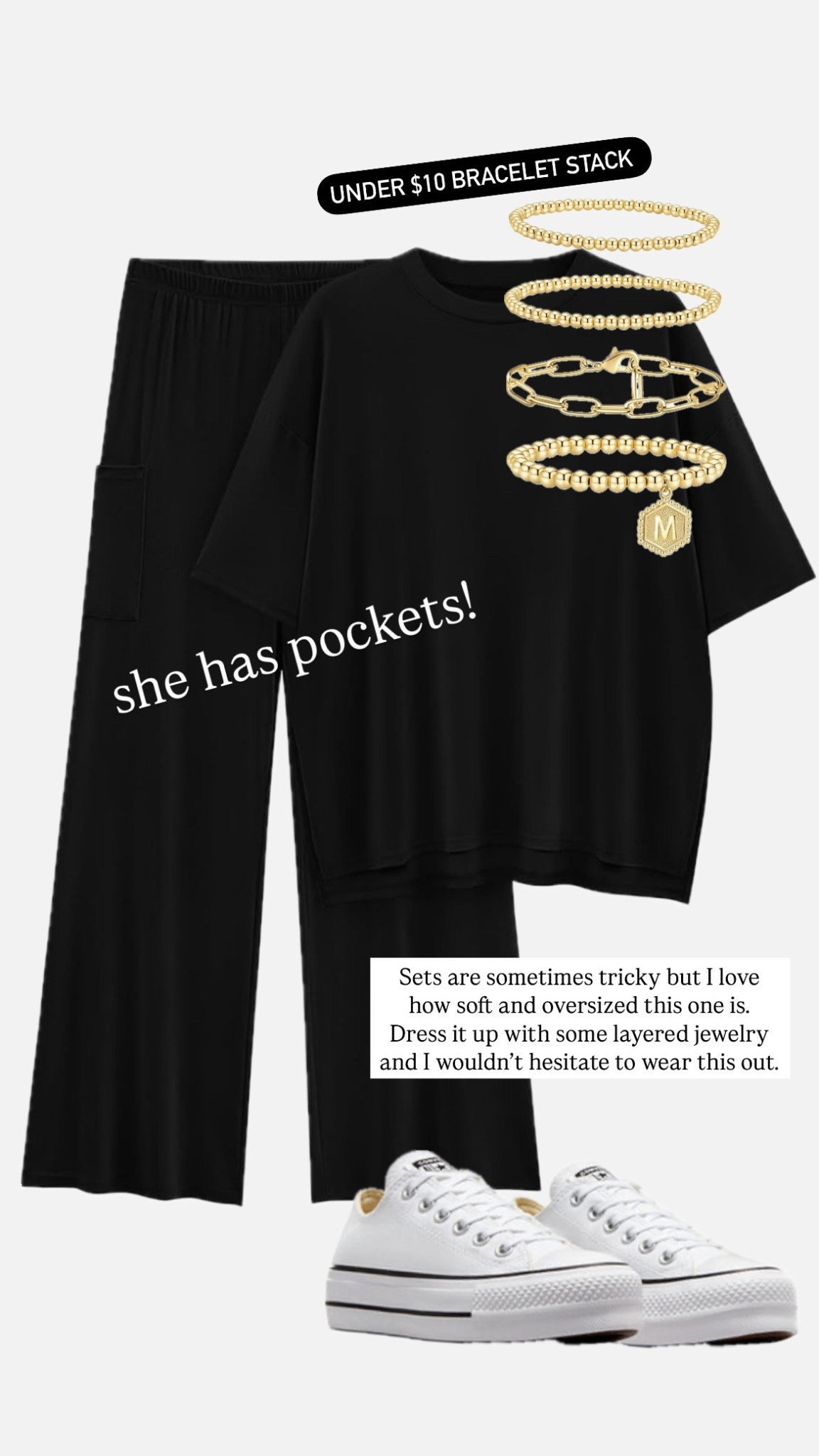 Sized up to a M for the bump but it’s very oversized. Super soft and stretchy! 

Matching sets, spring sets, comfy clothes 

#LTKStyleTip #LTKBump #LTKSeasonal