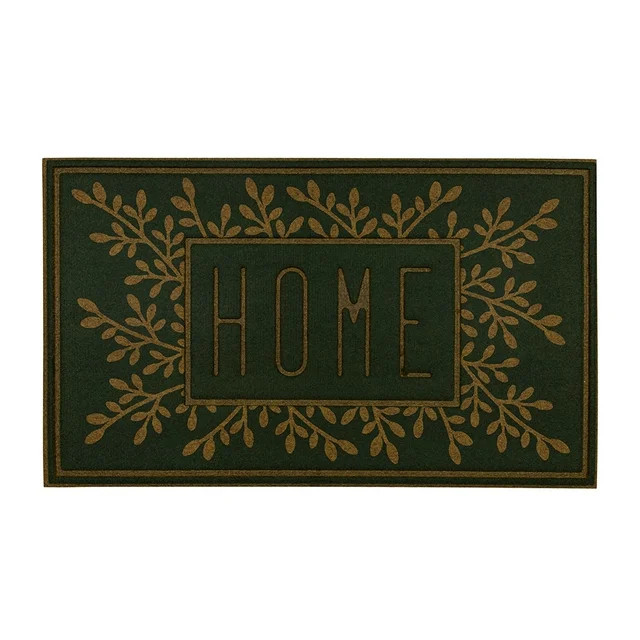 Mainstays Home Garden Polyester Doormat, Sage, 18" x 30" | Walmart (US)