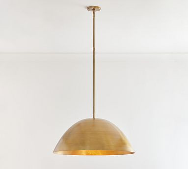 Sloane Metal Dome Pendant (30") | Pottery Barn (US)
