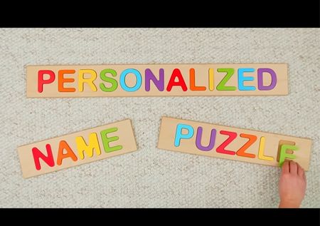 Personalized name puzzle gift idea!!

#LTKbaby #LTKGiftGuide #LTKkids