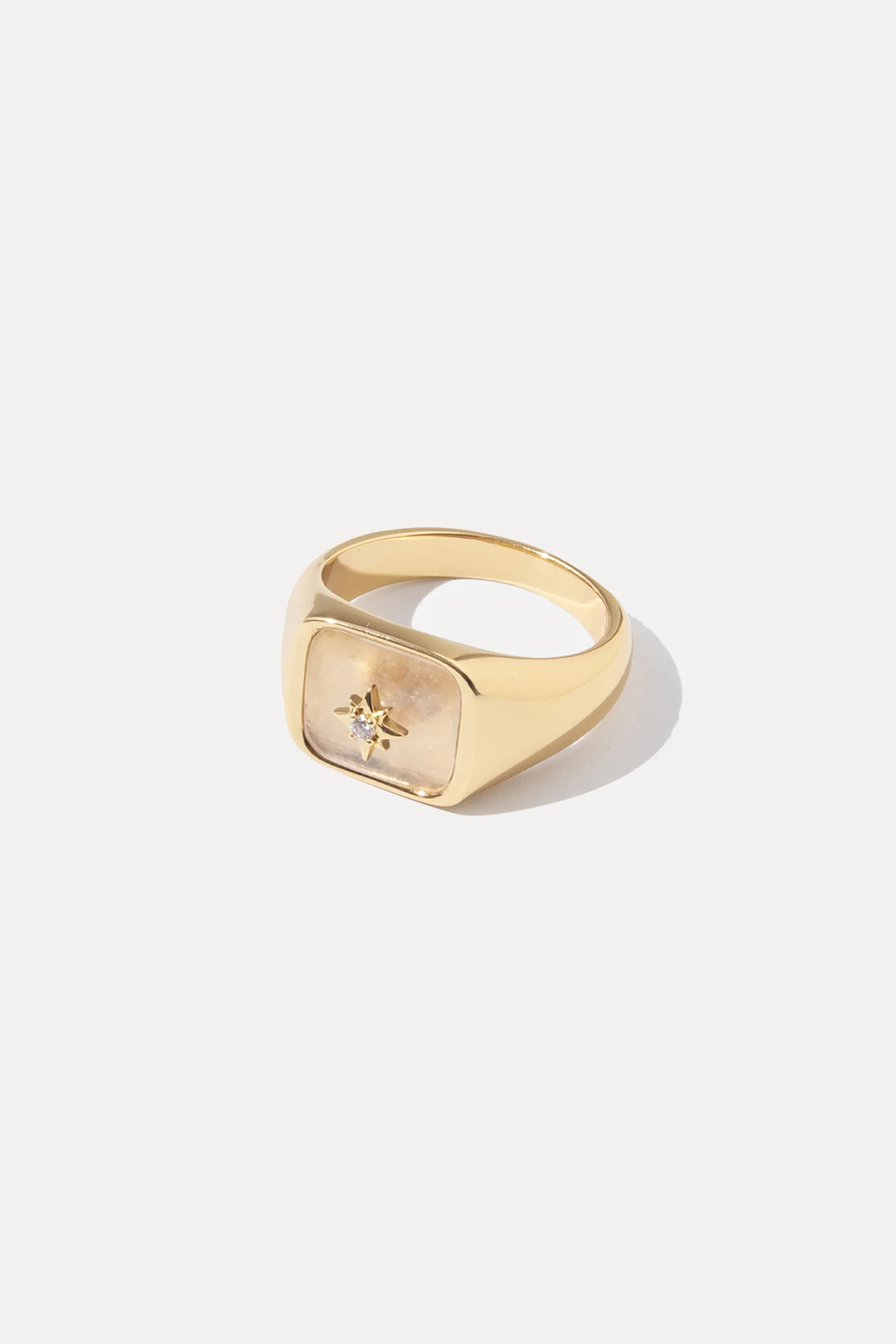 Moonstone Signet Ring | Miranda Frye Inc.