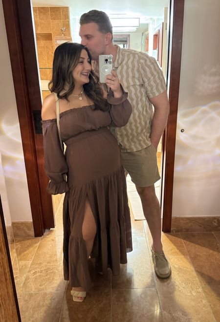 Date Night looks! Going out to dinner on our baby moon in color coordinating outfits 🌙

Dress: size S, petite and bump friendly 


#LTKMens #LTKFindsUnder50 #LTKBump