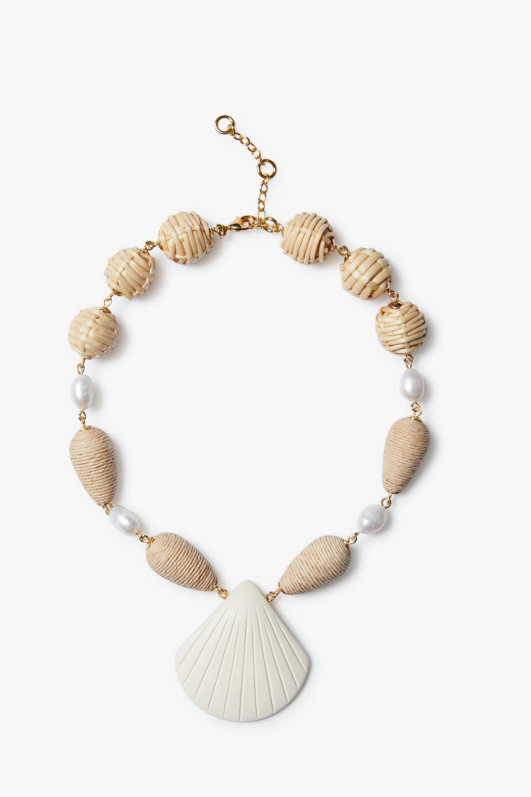 Raffia Porter Necklace | Tuckernuck (US)