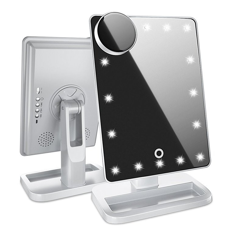 Beautify Beauties Lighted Makeup Mirror/Vanity Mirror with Bluetooth. Adjustable Brightness, Deta... | Walmart (US)