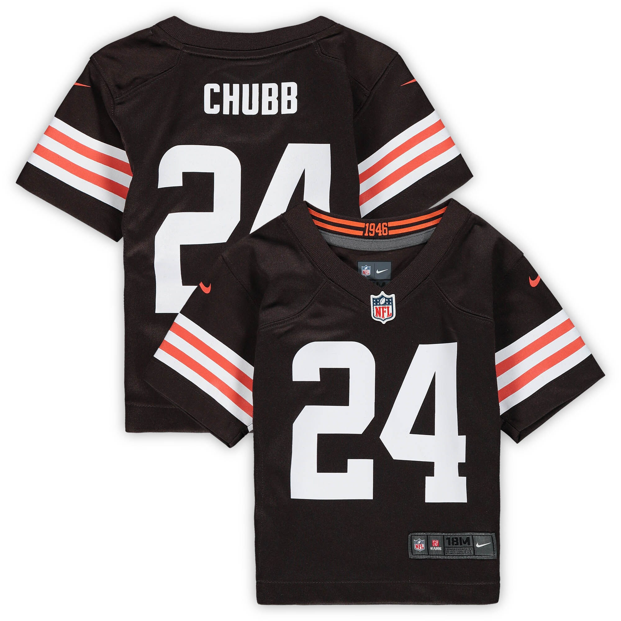 Nick Chubb Cleveland Browns Nike Infant Game Jersey - Brown | Fanatics