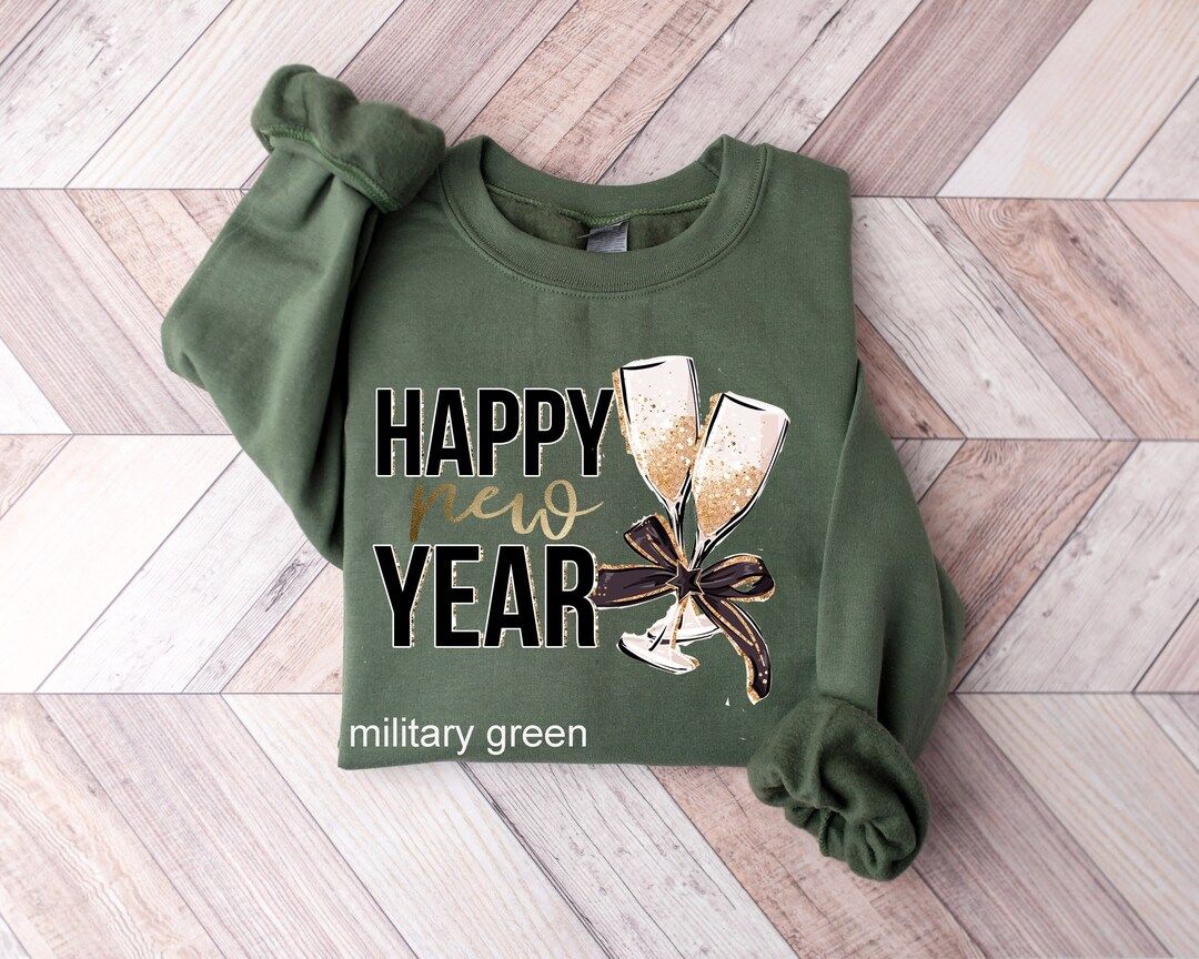 Cheers To The New Year Shirt,2023 Happy New Year Sweatshirt,Happy New Year Shirt, New Years Shirt... | Etsy (US)