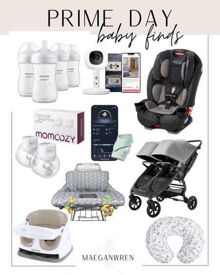 Prime day baby finds, car seat, stroller, travel system, bottles, booster seat, highchair, owlet monitor, baby monitor, shopping cart cover, Amazon, deal, nanit, boppy, breast pump, Momcozy, double stroller, baby, kids, toddlers, affordable, baby gear

#LTKunder100 #LTKbaby #LTKxPrimeDay