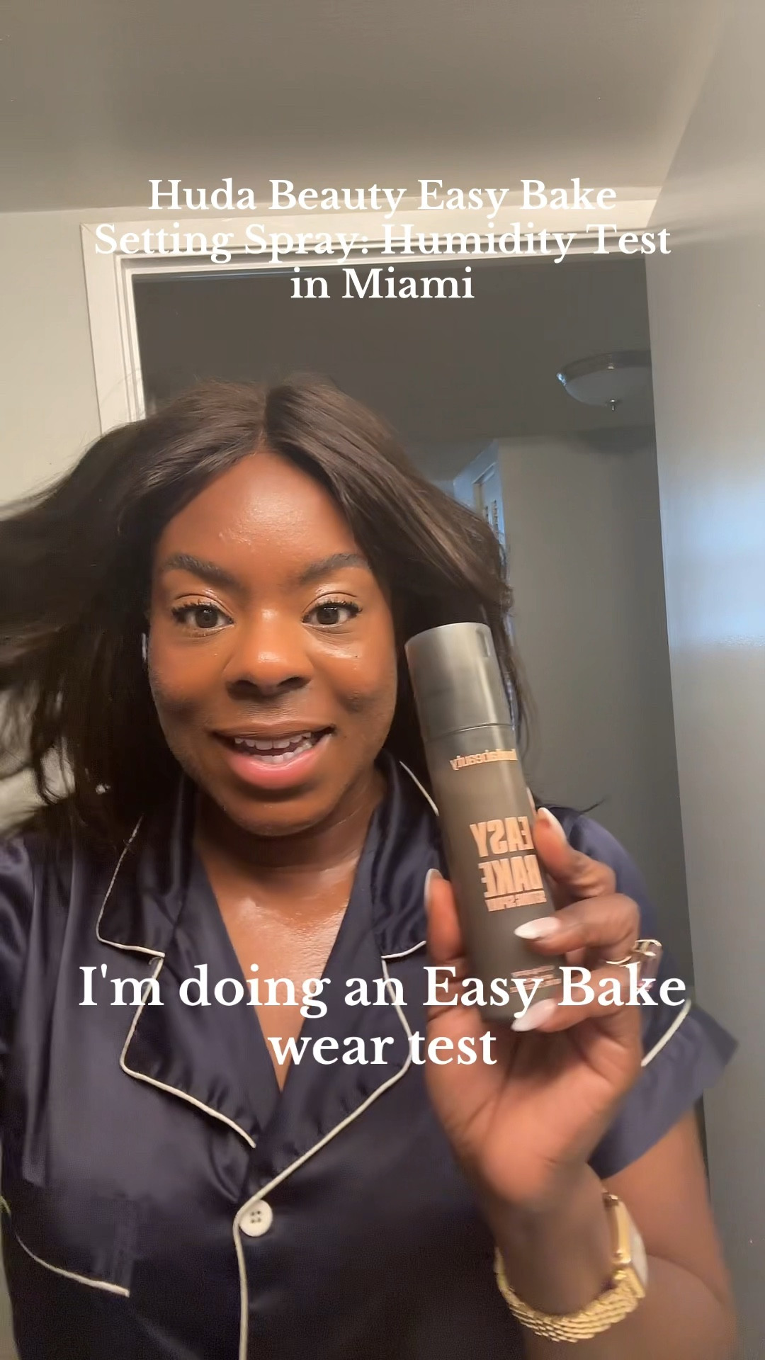 I usually cocktail my setting sprays but today was all about the solo performance. No Sephora spray, no backups — just Huda Beauty Easy Bake in the Miami humidity. And she held her own. My nose didn’t shine until I landed back in NYC. The pimples? Paid actors — skin’s just purging post-microderm. Don’t let them distract you from the matte magic.
#HudaBeauty #EasyBakeSpray #SettingSprayTest #MakeupWearTest #MiamiMakeup #HumidityProofMakeup #MakeupInHeat #TexturedSkinApproved #BeautyTikTok #MakeupThatLasts #RealSkinReview #NoFilterMakeup

#LTKBeauty
