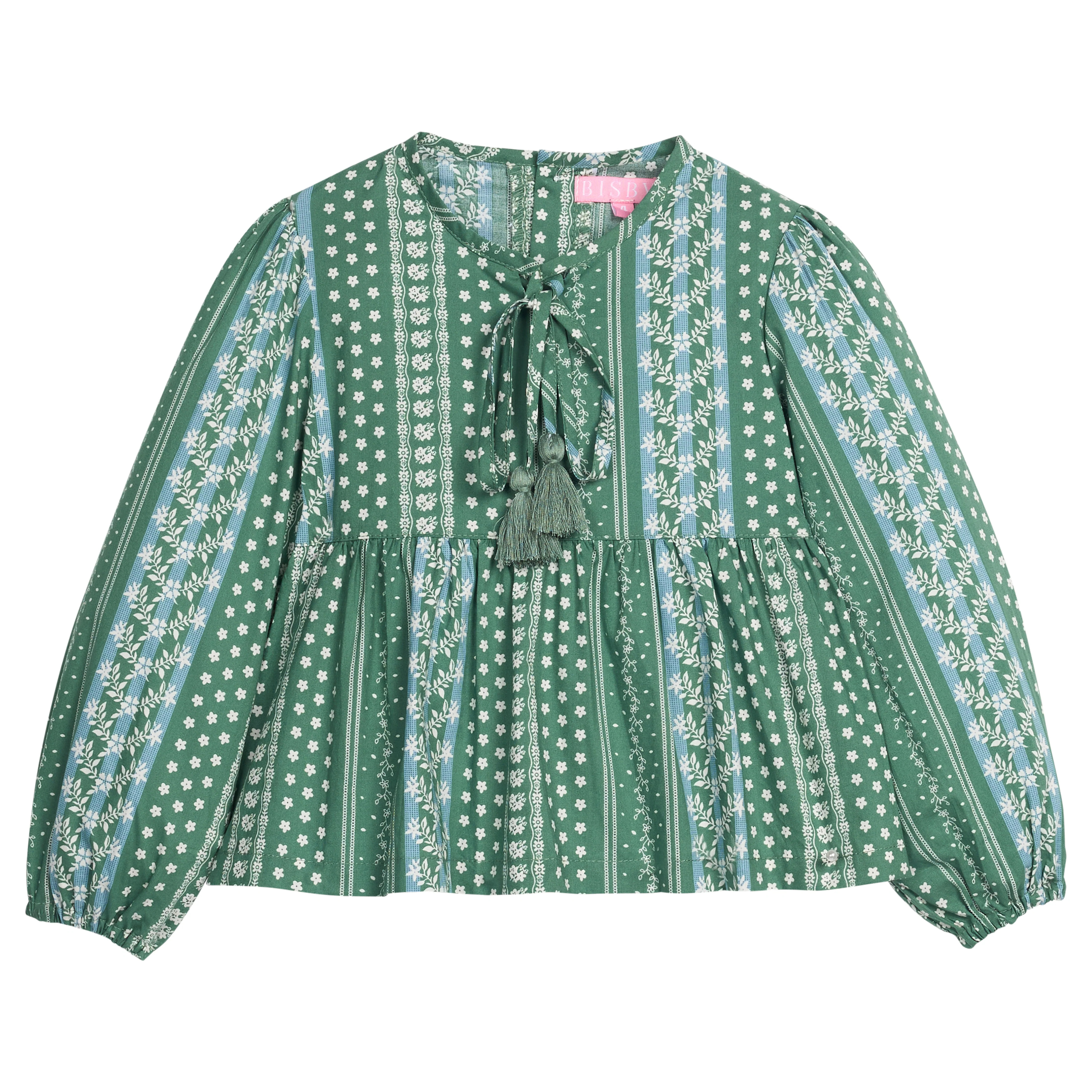 Riviera Top - Fairfield Forest Stripe | BISBY Kids