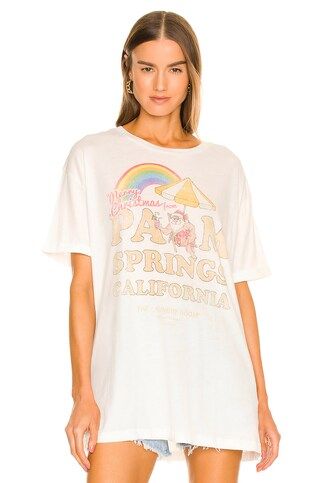 The Laundry Room Palm Springs Christmas Oversized Tee in White from Revolve.com | Revolve Clothing (Global)
