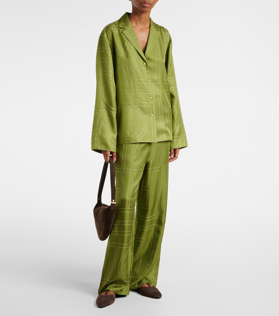 Chemise de pyjama Monogram en soie | Mytheresa (FR)