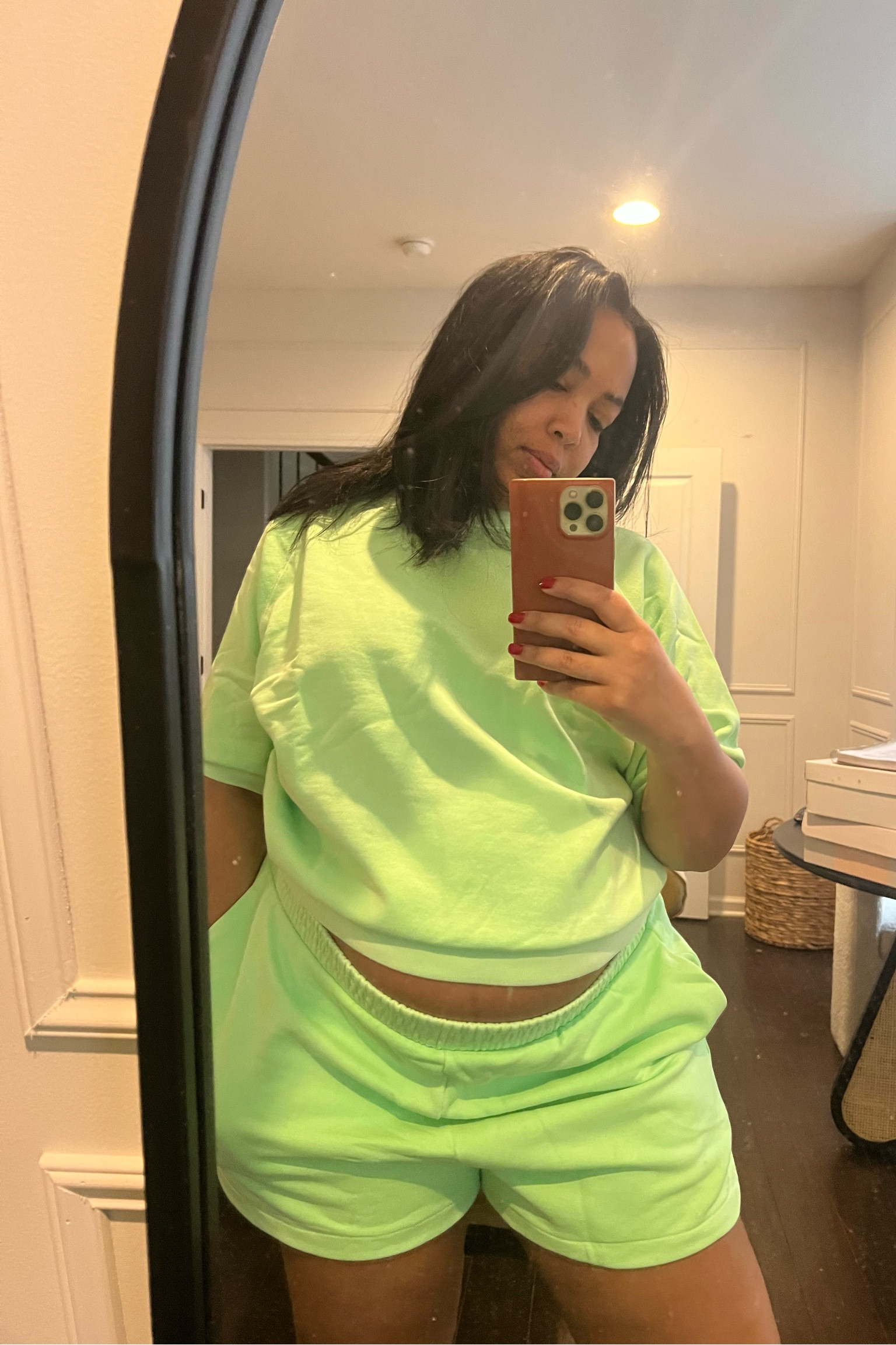 Comfiest neon sweat set for spring/summer (also comes in pink 💕) - #nonmaternity #maternity #pregnancystyle 

#LTKunder50 #LTKbump #LTKsalealert