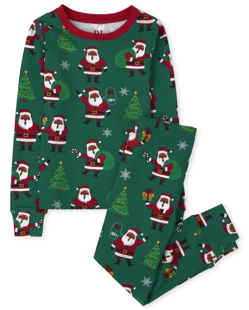 Unisex Kids Matching Family Christmas Long Sleeve Santa Snug Fit Cotton Pajamas | The Children's ... | The Children's Place