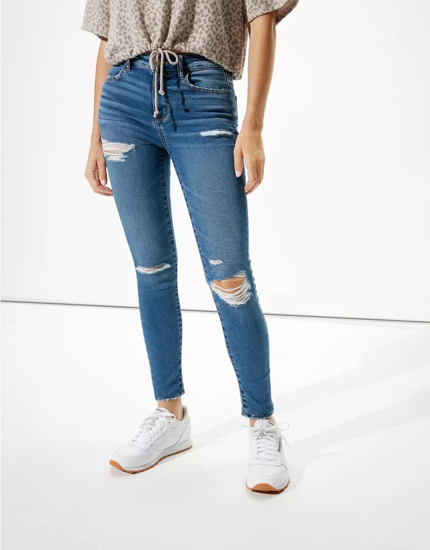 AE Ripped High-Waisted Jegging | American Eagle Outfitters (US & CA)