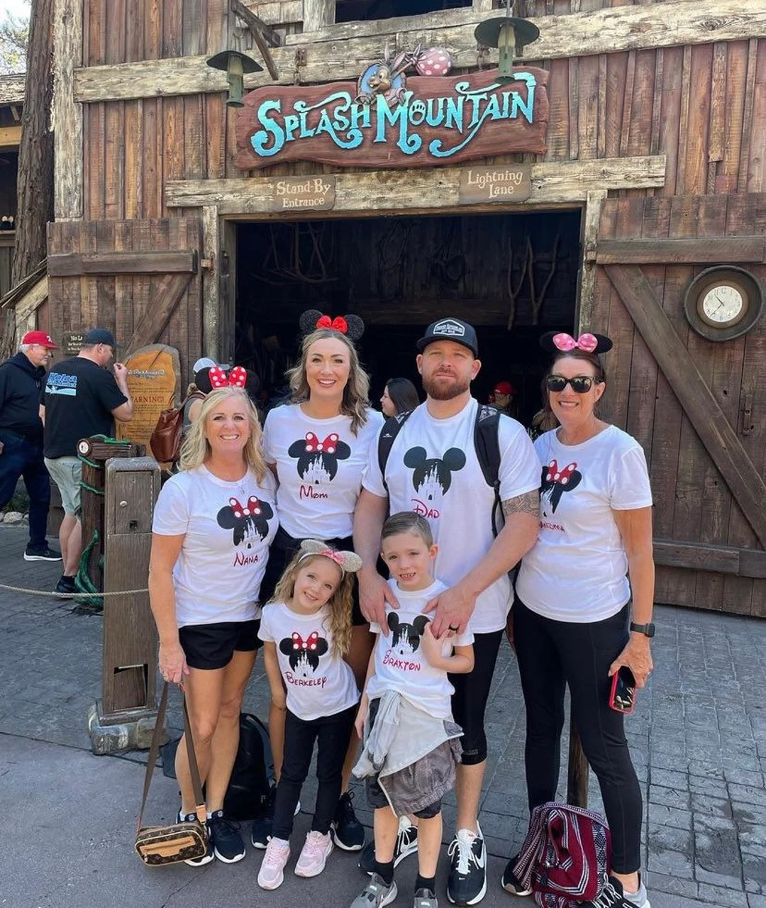 Family Disney Shirts Custom Personalized 2025 Mickey or Minnie Ears With Castle on Short Sleeve W... | Etsy (US)