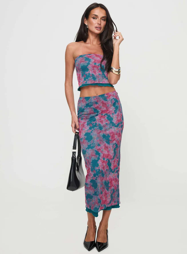 Dream Weaver Set Blue / Pink Floral | Princess Polly US