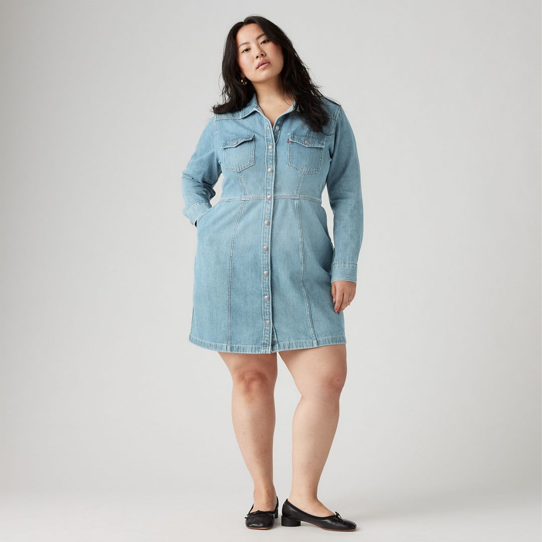 Levi's Flynn Western Mini Dress (Plus Size) - Women's 1X | Levi's US
