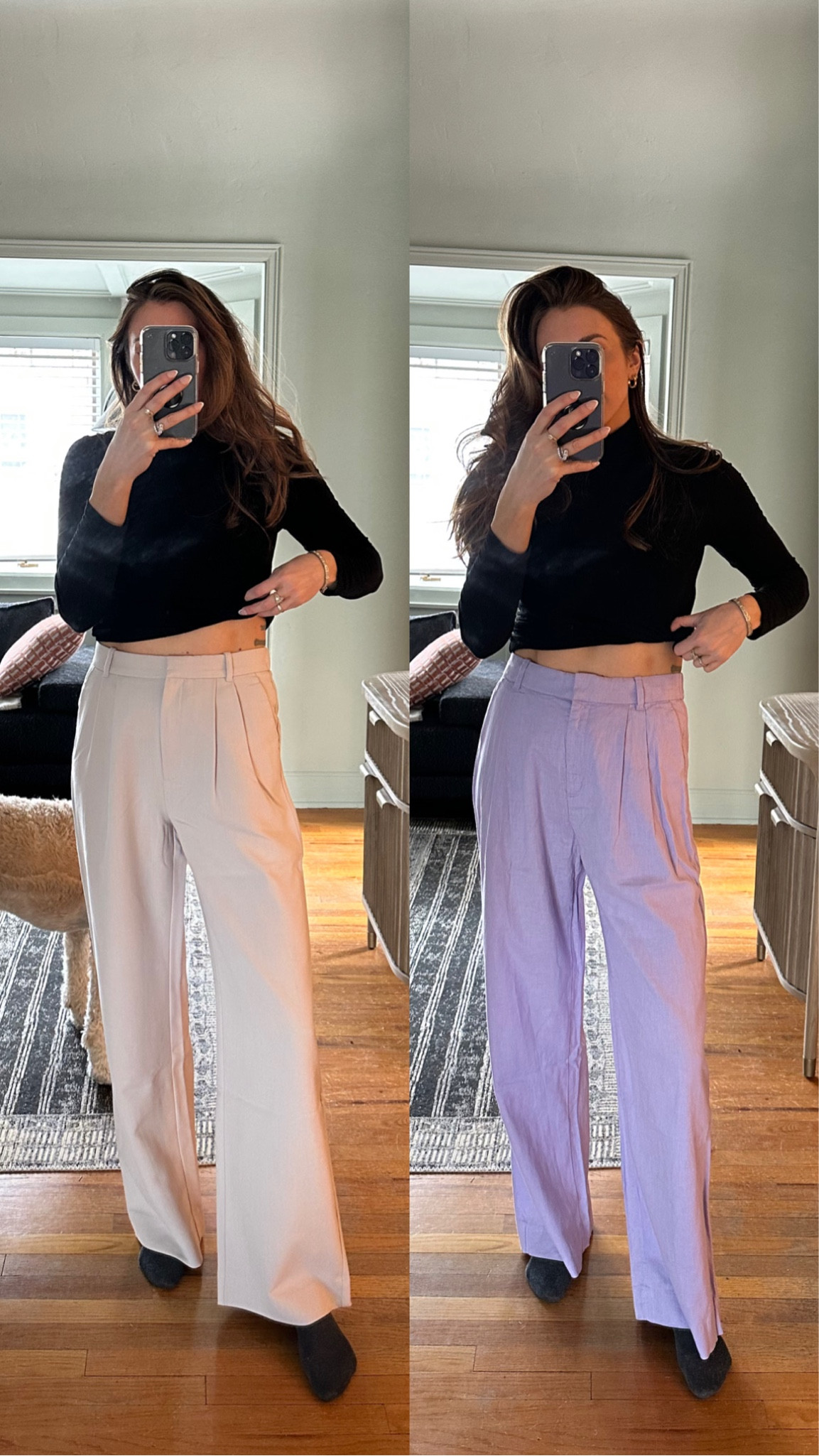 25 % off Spring & summer trousers. Purple are a linen blend and light taupe also come in a gorgeous light blue & pink! 

Wearing a medium long in purple (usually a size 28-29 waist) 

Wearing a 30 long in light taupe (recommend sizing up)

#LTKunder100 #LTKworkwear #LTKsalealert
