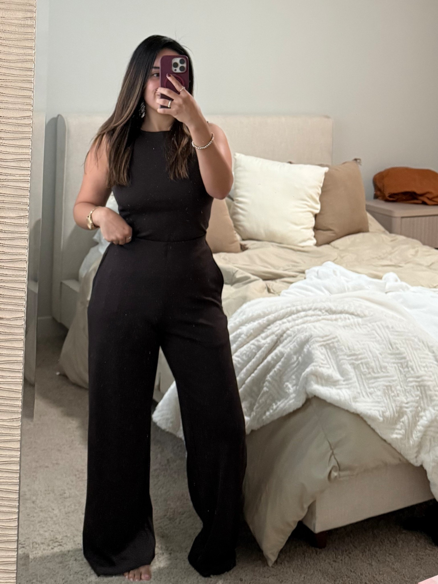 Office / work attire 🤎

Petite friendly! 
I’m 5’0 wearing XS pants Can size up for looser fit in the mid area. 

#LTKWorkwear #LTKFindsUnder50 #LTKPetite