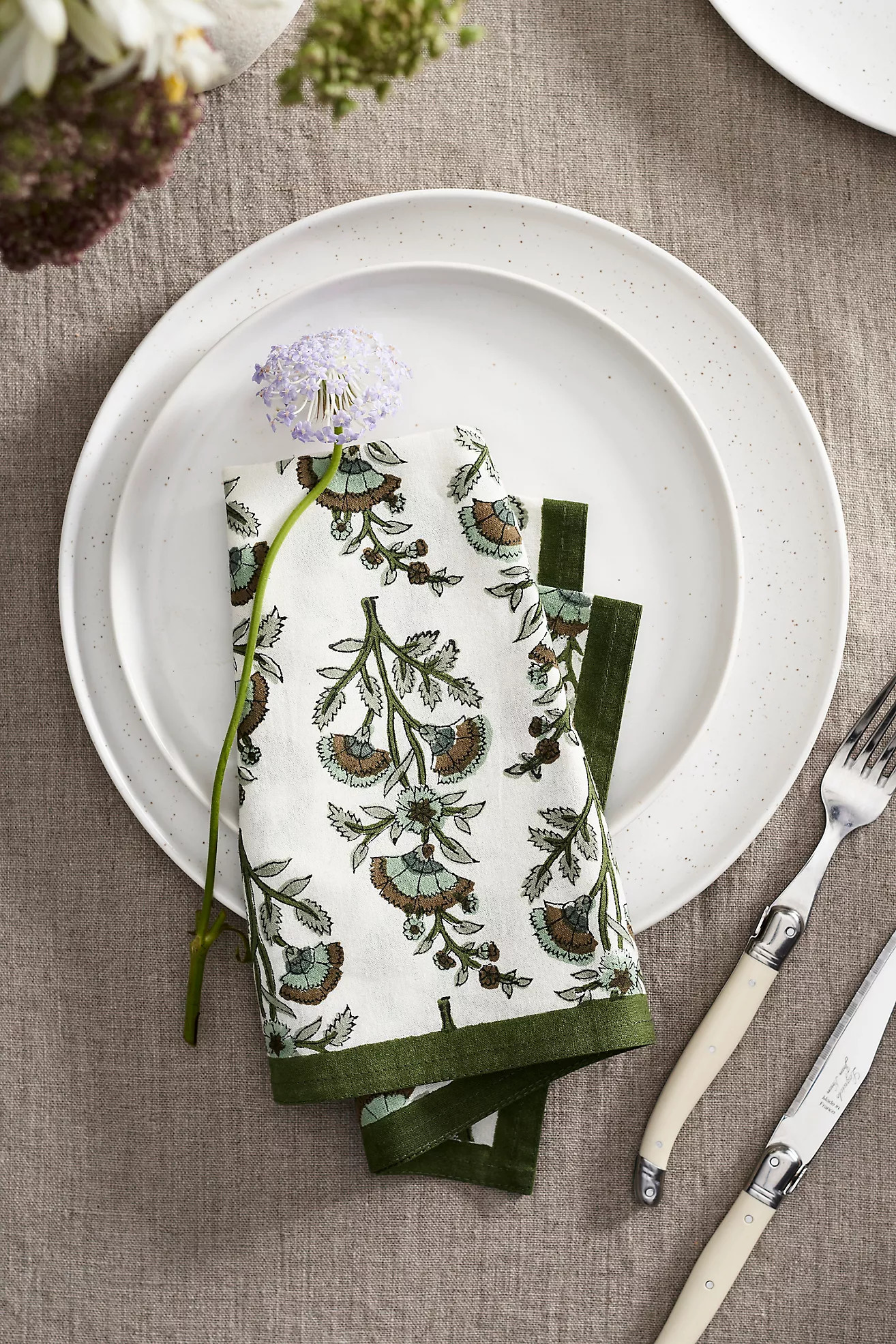 Calla Cotton Napkins, Set of 4 | Anthropologie (US)
