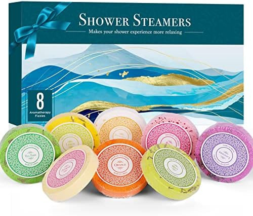 Shower Steamers Aromatherapy - 8 Pack Pure Essential Oil Shower Bombs for Home Spa Bath Self Care... | Amazon (US)