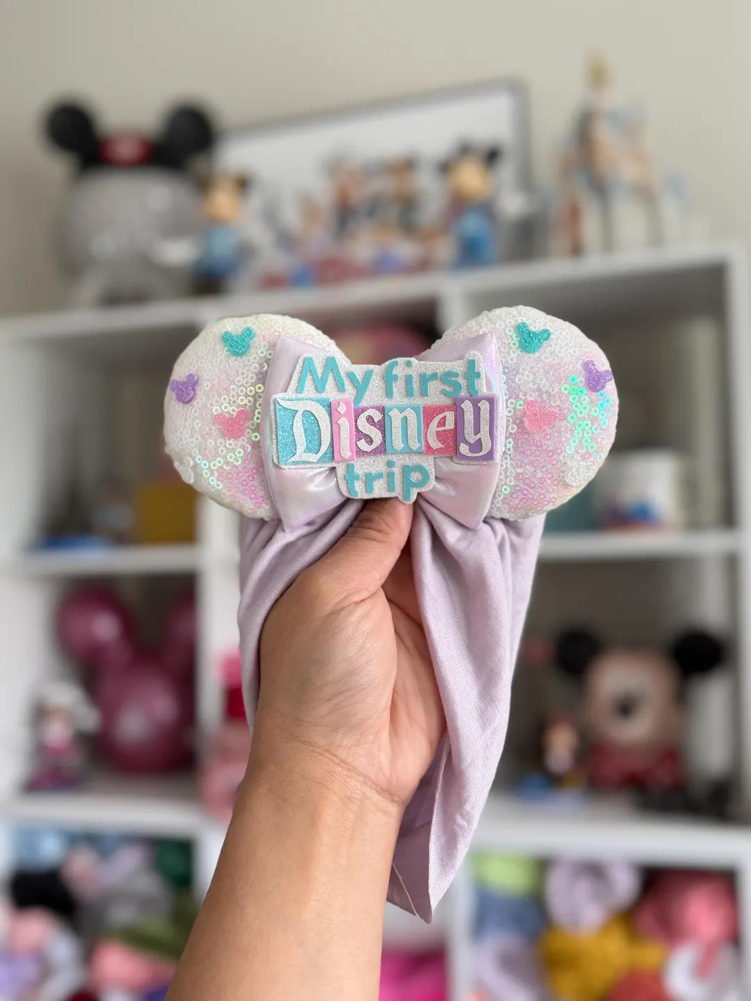 My First Disney Trip || Minnie Mouse Ears || Ears for Babies || Disney Parks Accessory || Baby He... | Etsy (US)