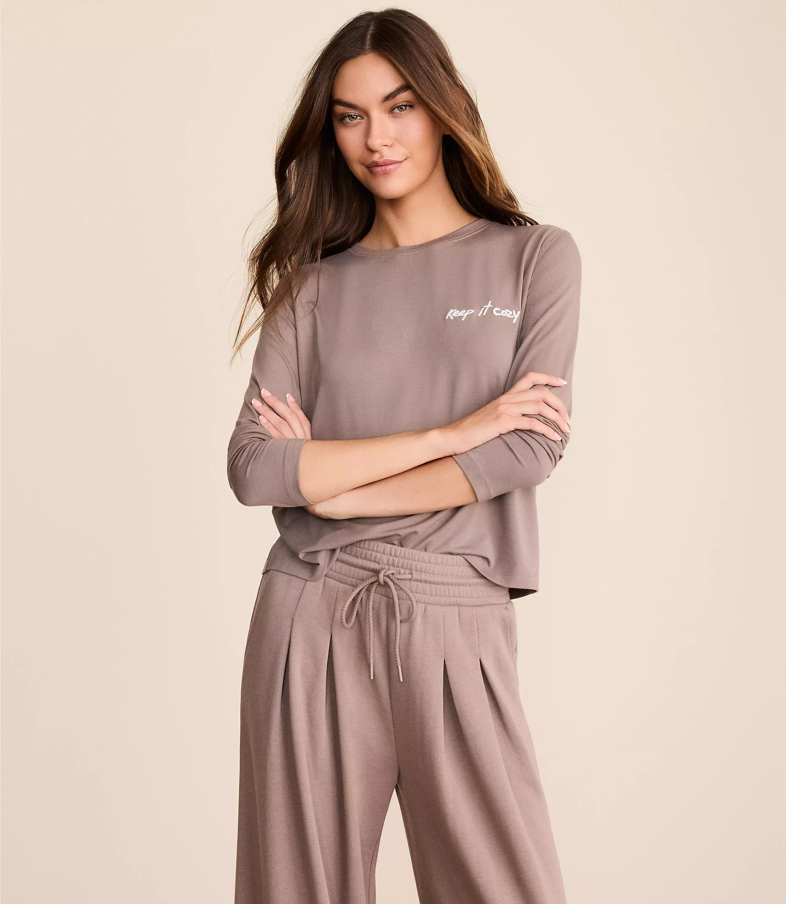 Lou & Grey Keep It Cozy Essential Modal Tee | LOFT