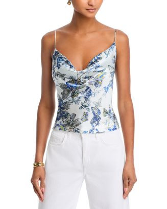L'AGENCE Calista Cowl Neck Silk Camisole | Bloomingdale's Women | Bloomingdale's (US)