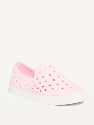 Perforated Slip-On Shoes for Toddler Girls (Partially Plant-Based) | Old Navy (US)