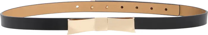 Kate Spade New York Metal Bow Leather Belt | Nordstromrack | Nordstrom Rack