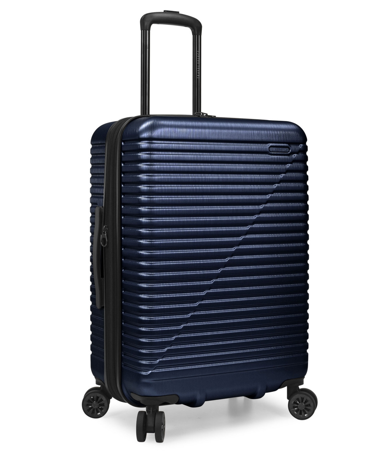 Travel Select Sunny Side Medium Checked Hardshell Spinner Luggage - Navy | Macy's
