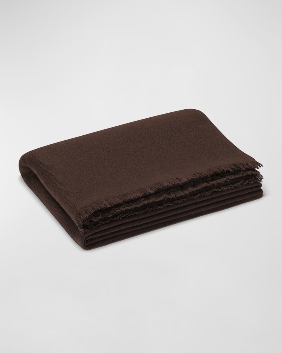 AERIN Noe Cashmere-Wool Throw | Neiman Marcus