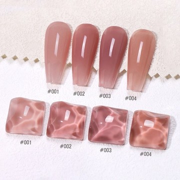 Click for more info about Sheer Sakura Jelly Set GEL Nail Polish 8ml 4 Colors  Soak off | Etsy
