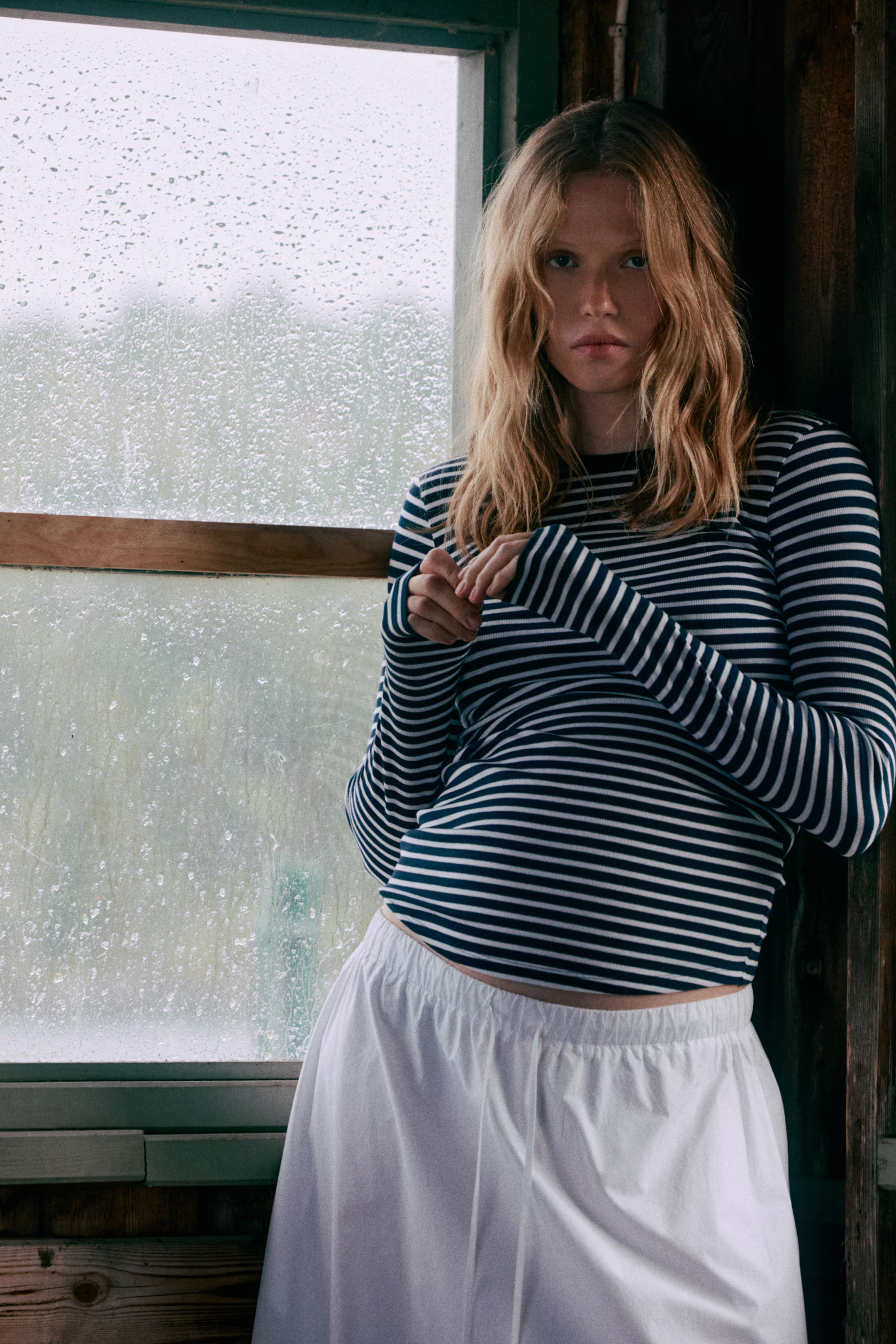 MAMA Ribbed Jersey Top | H&M (US + CA)