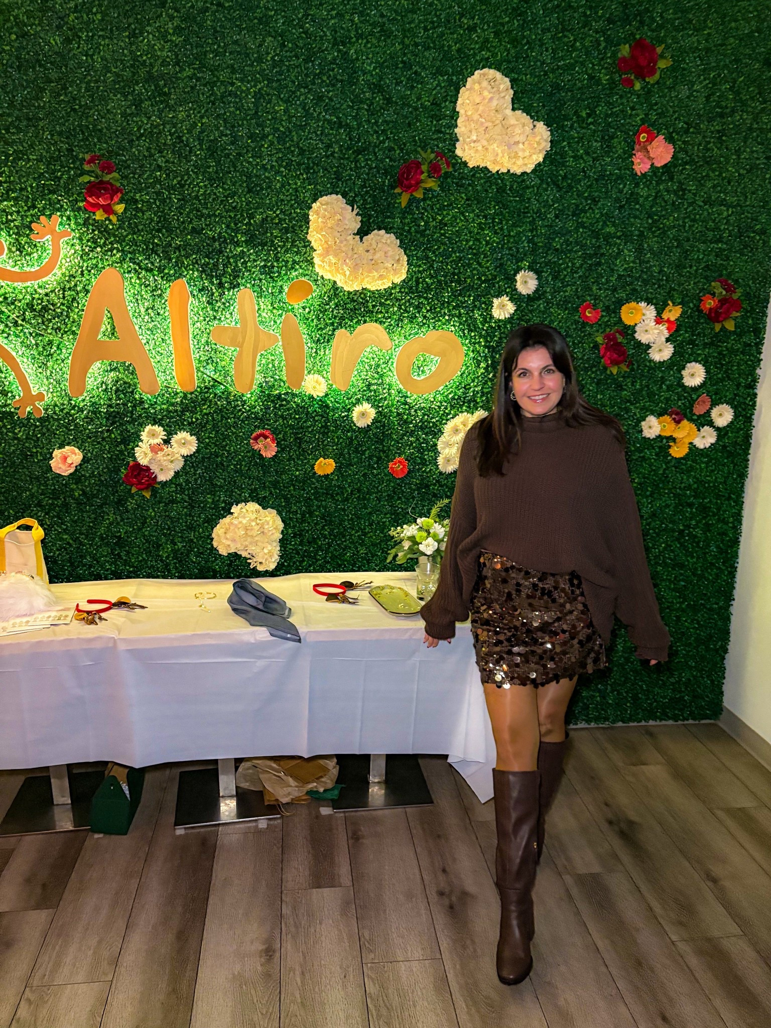 Brown but make it sparkle. This was the perfect winter outfit for a girl’s get together!!

#LTKFindsUnder100 #LTKMidsize #LTKTall