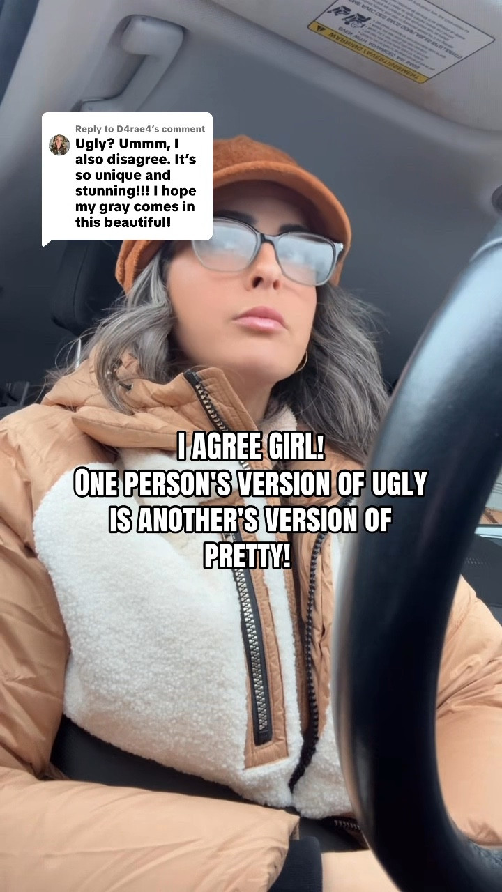 Replying to @D4rae4 ✨ Yassss girl! I agree!!!👏🏻💯🩶

In response to the other comment saying that gray is Ugly:

Ugly and proud? Oh, absolutely. If my ‘ugly’ looks this unique, this bold, and this beautiful to the right eyes… then go ahead and keep calling me ugly. I’ll wear it like a crown. 👑

Because here’s the thing: one person’s version of ugly is another person’s beautiful. And my Moonlights? They were never meant to blend in — they were meant to glow. 🌑🩶✨”


#LTKHoliday #LTKOver40 #LTKGiftGuide