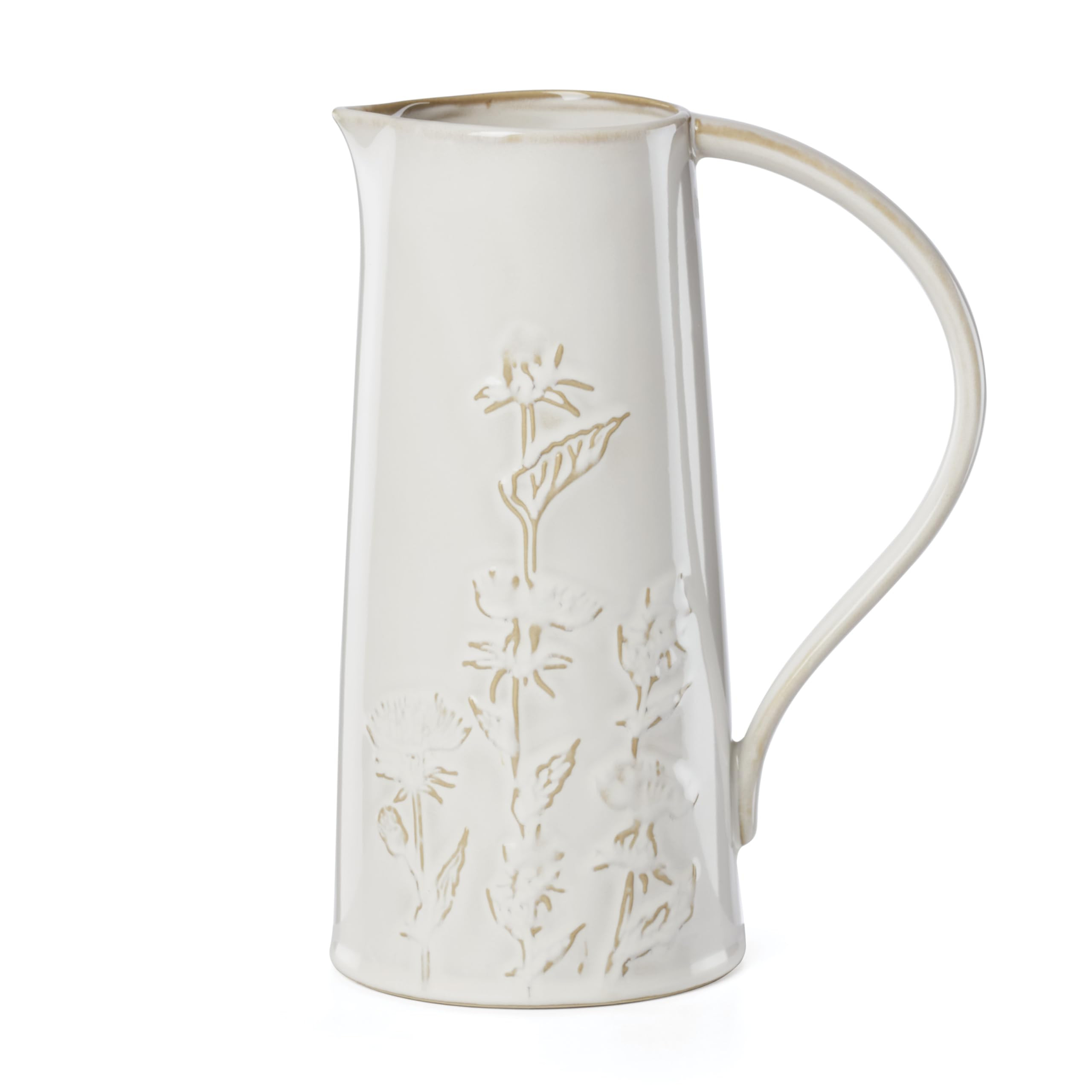 Lenox Home And Kitchen, Homespun Pitcher, Stoneware Material, Water Jug, Dishwasher Safe, Water P... | Amazon (US)