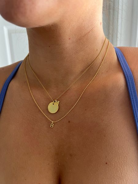 Obsessed with my new B necklace. $20 from Target! Good jewelry. Gold necklace. Stacked necklaces. Affordable jewelry.

#LTKFindsUnder100 #LTKStyleTip #LTKFindsUnder50