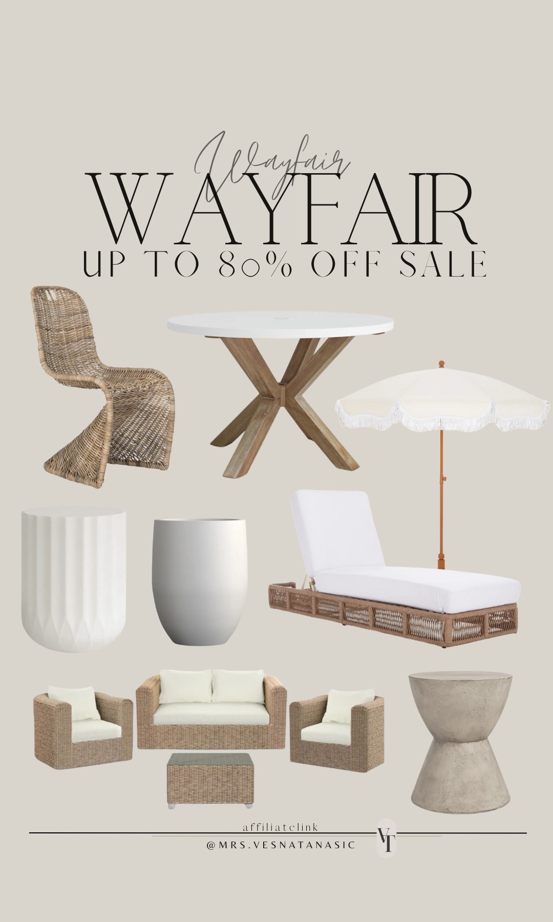 Shop Wayfair up to 80% off patio furniture and outdoor essentials! This set is so gorgeous! @wayfair #wayfairfinds #wayfair #outdoorfurniture #patio #patioseason #outdoorumbrella #outdoor #patio #lounge #poollounge 

#LTKSaleAlert #LTKHome #LTKSeasonal