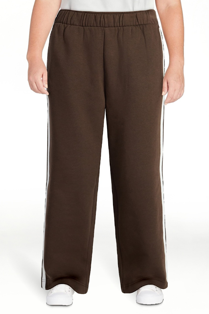 No Boundaries Striped Fleece Pants, 30.5'' Inseam, Women's XXS-XXL | Walmart (US)