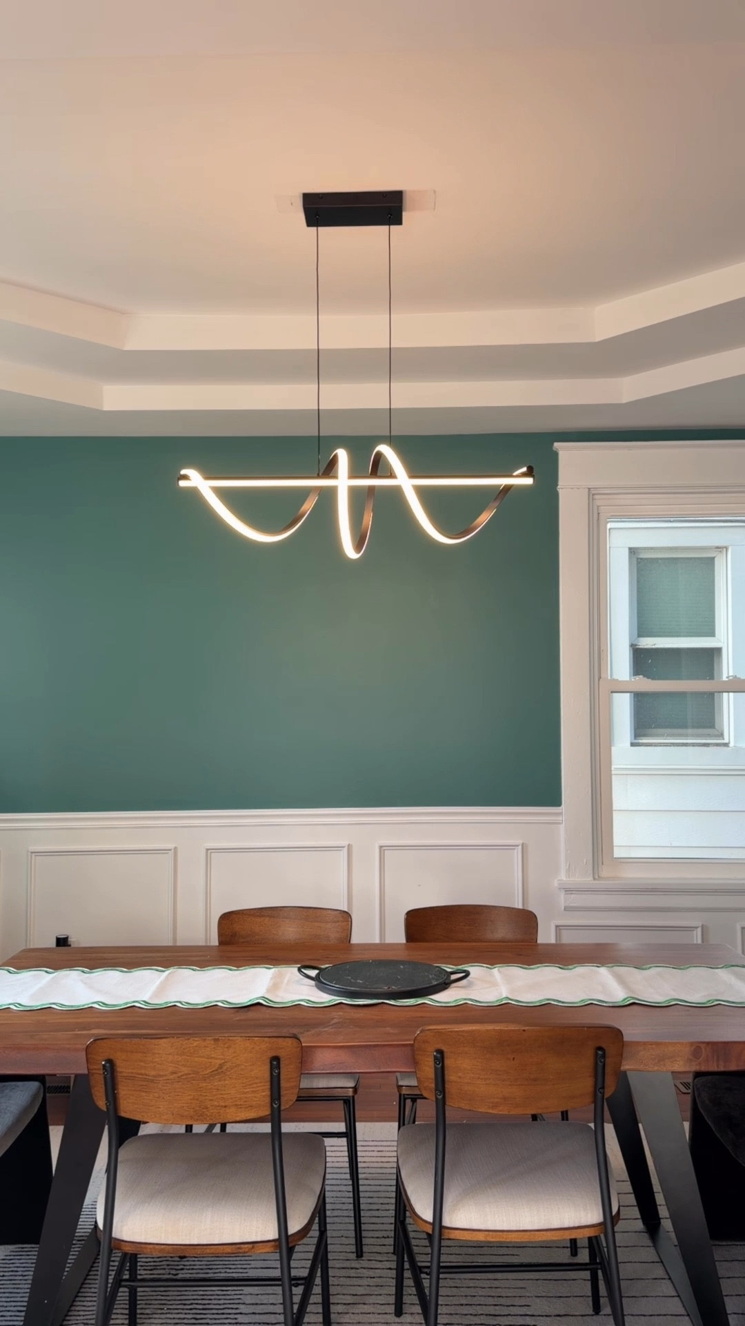 A light fixture can make a space and this one really pops. @Wayfair 

#LTKHome