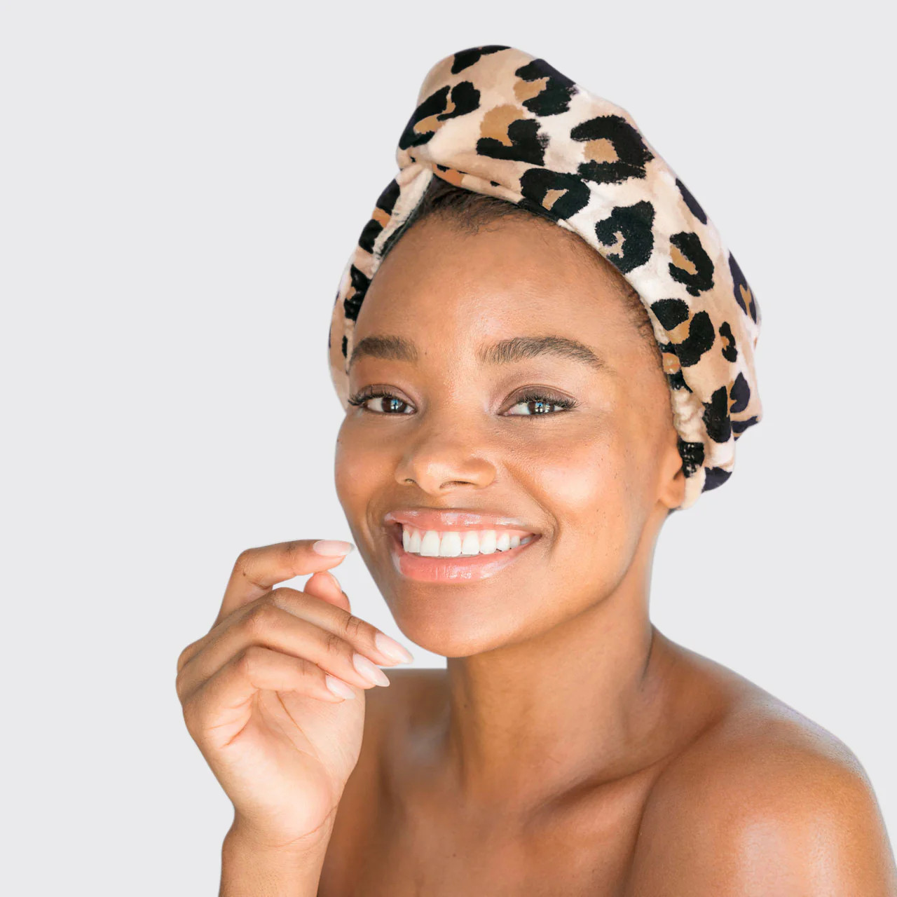 Microfiber Hair Towel - Leopard | Kitsch