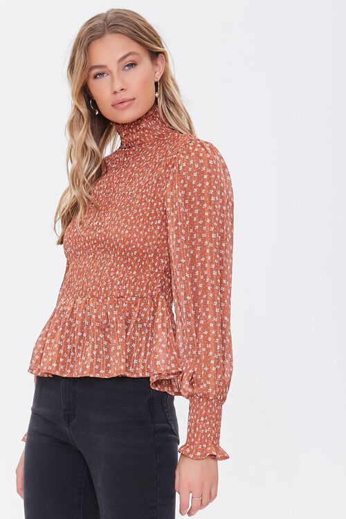 Satin Pleasant-Sleeve Top | Forever 21 (US)
