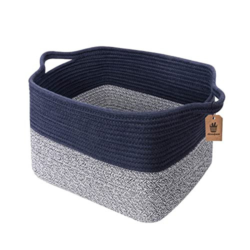 Goodpick Cube Storage Bins - Shelf Baskets for Towel Book Clothes, Closet Storage Bins for Office Woven Toy Basket for Shelves Baby Laundry Basket, 13''x10''x 9'' | Amazon (US)