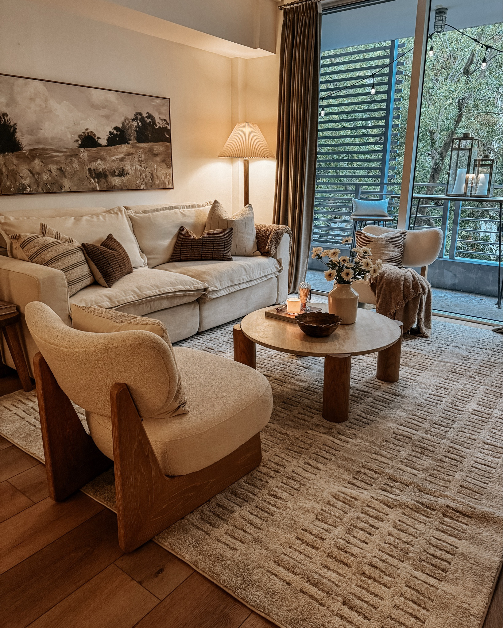 Neutral, earthy and cozy living room views 

#LTKStyleTip #LTKHome
