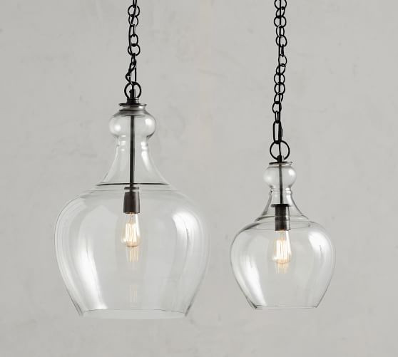 Flynn Recycled Glass Pendant | Pottery Barn (US)