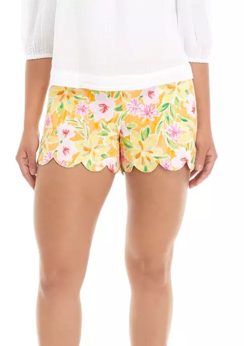 Women's Printed Scallop Inch Shorts | Belk